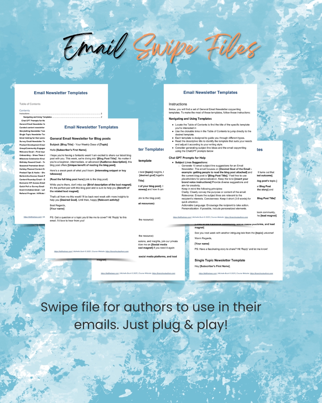 Author Email Swipe Files