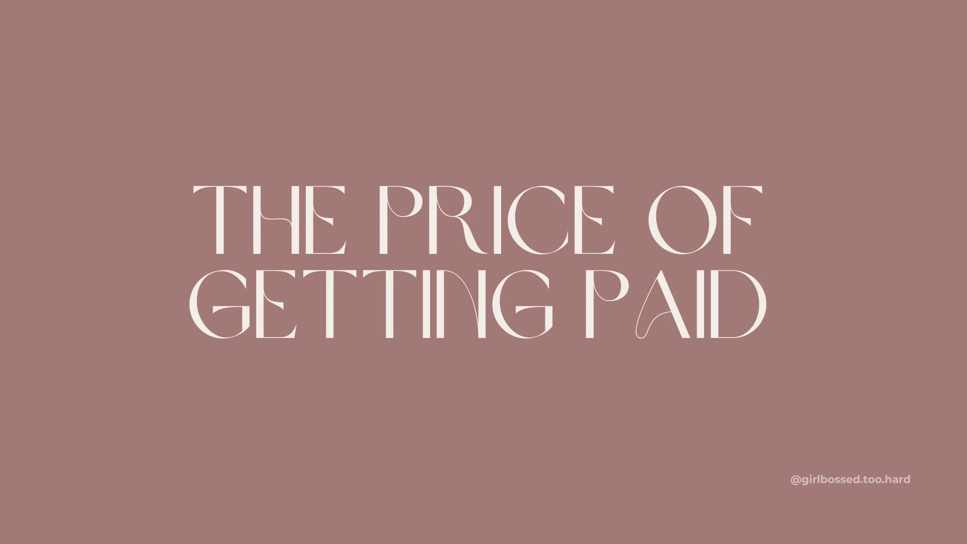 The Price of Getting Paid - Jobseek in a Capitalist Dystopia