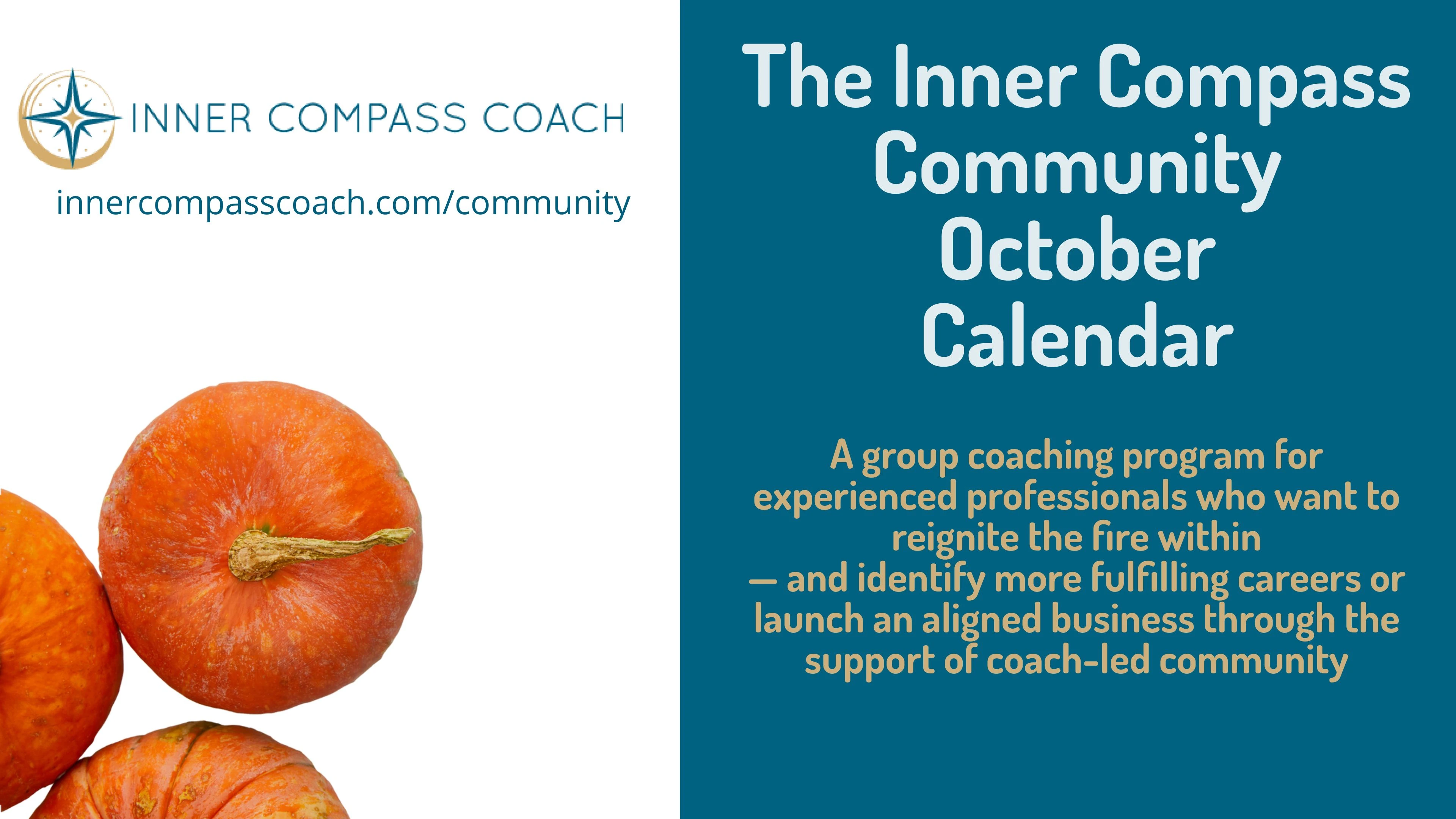 The Inner Compass Community October Calendar