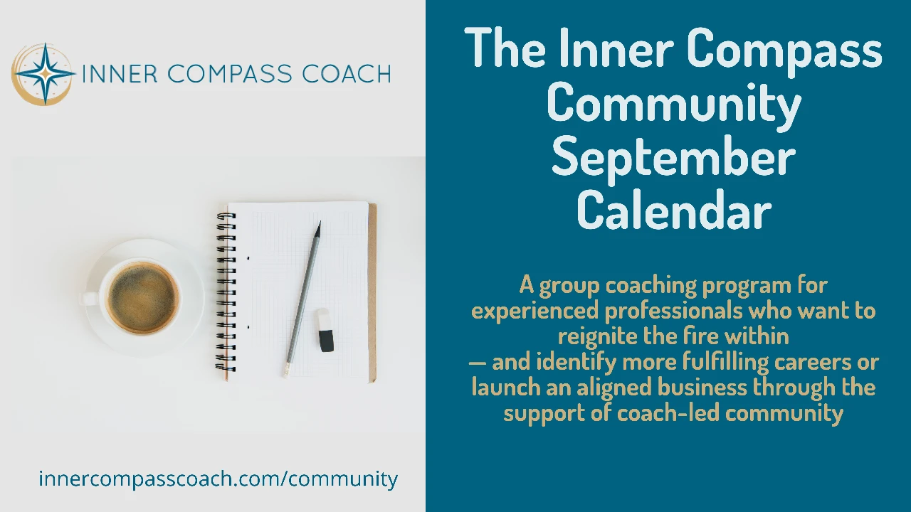 The Inner Compass Community September Calendar