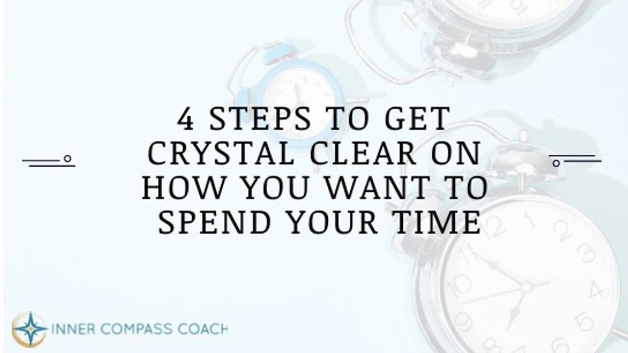 4 Steps to Get Crystal Clear on How You Want to Spend Your Time